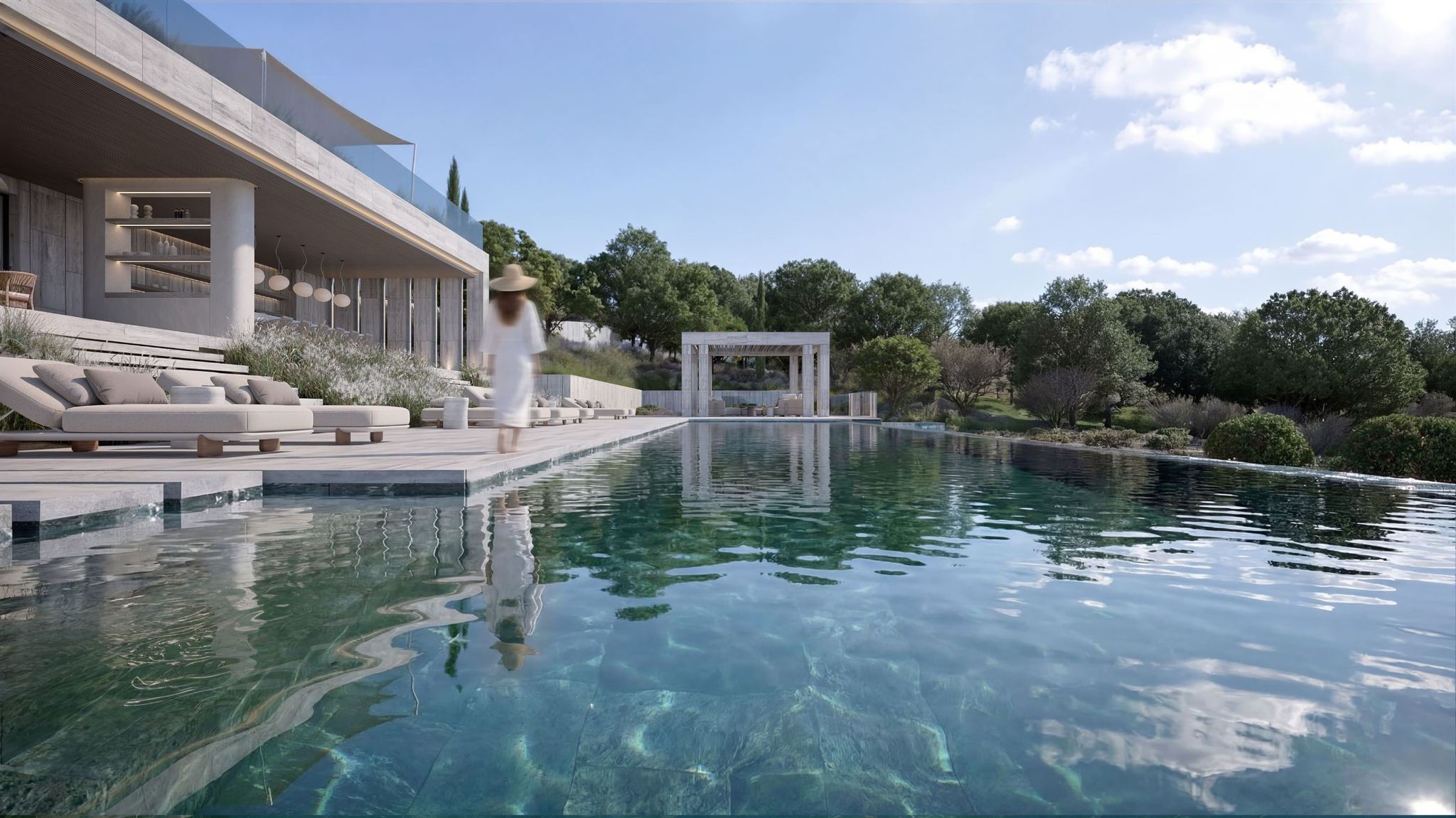 Interior of Villa Nara, a luxury property for sale in Sotogrande