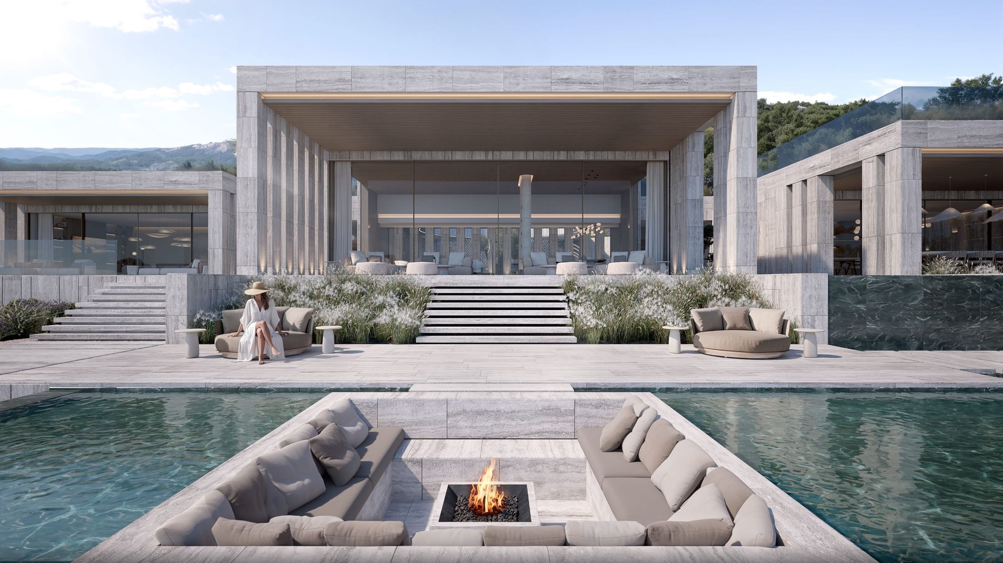 Exterior of Villa Nara, one of the villas for sale in La Reserva de Sotogrande